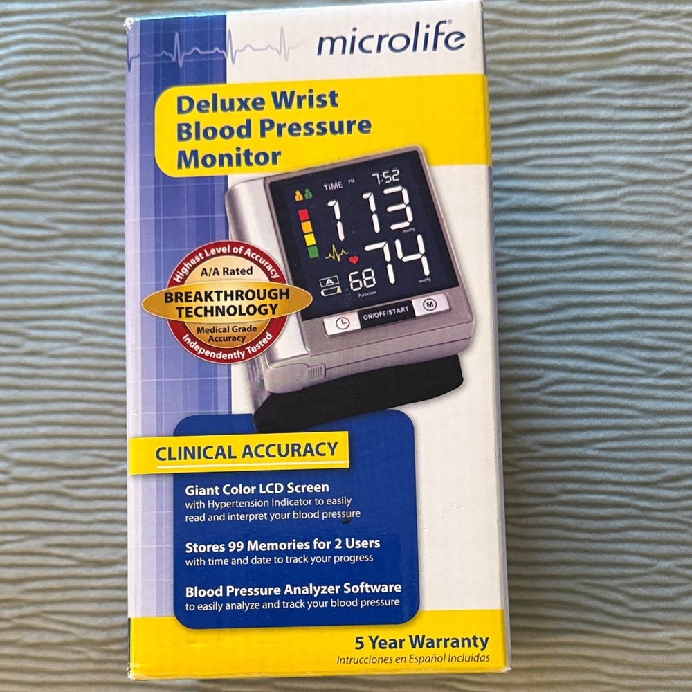 Wrist Blood Pressure Monitor - Black